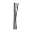 Cameo Ecorider Split Reins in Black